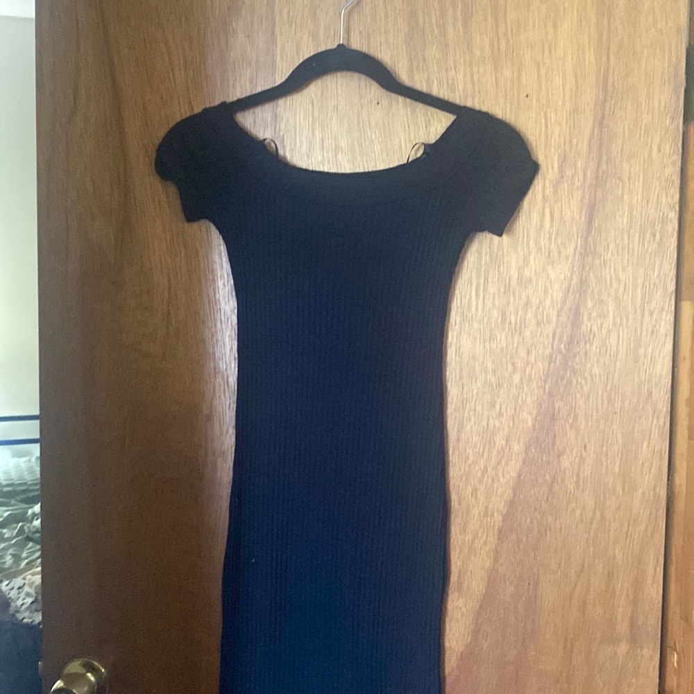 Little Black Sweater Dress